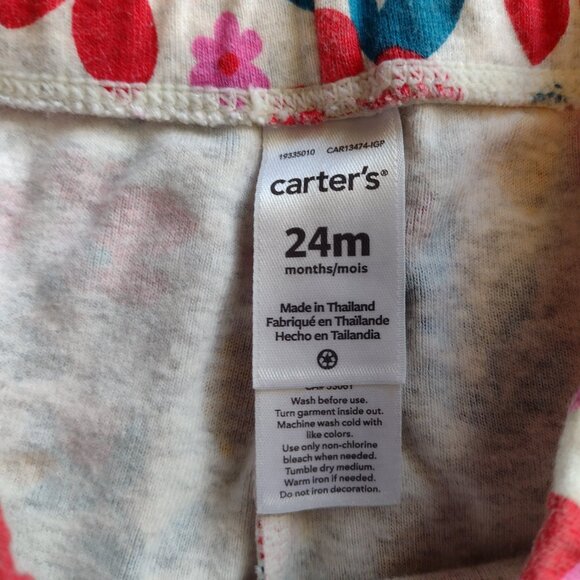 Lot of 3 Baby Girls Long Leggings Pants Carter's Bonnie Jean Hannah Ande… - Picture 6 of 7